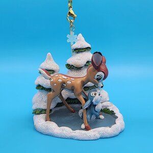 Disney Bambi and Thumper Ice Skate Sketchbook Christmas Ornament NEW